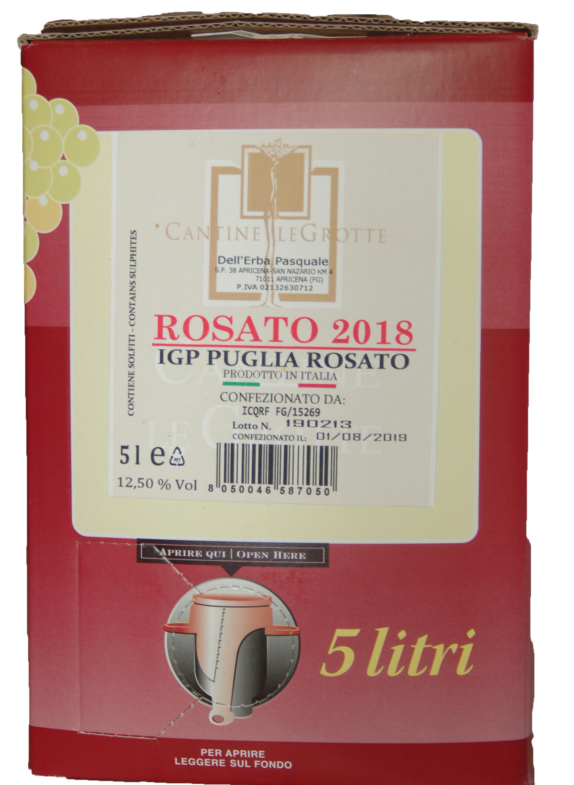 ROSATO 5L IGP PUGLIA