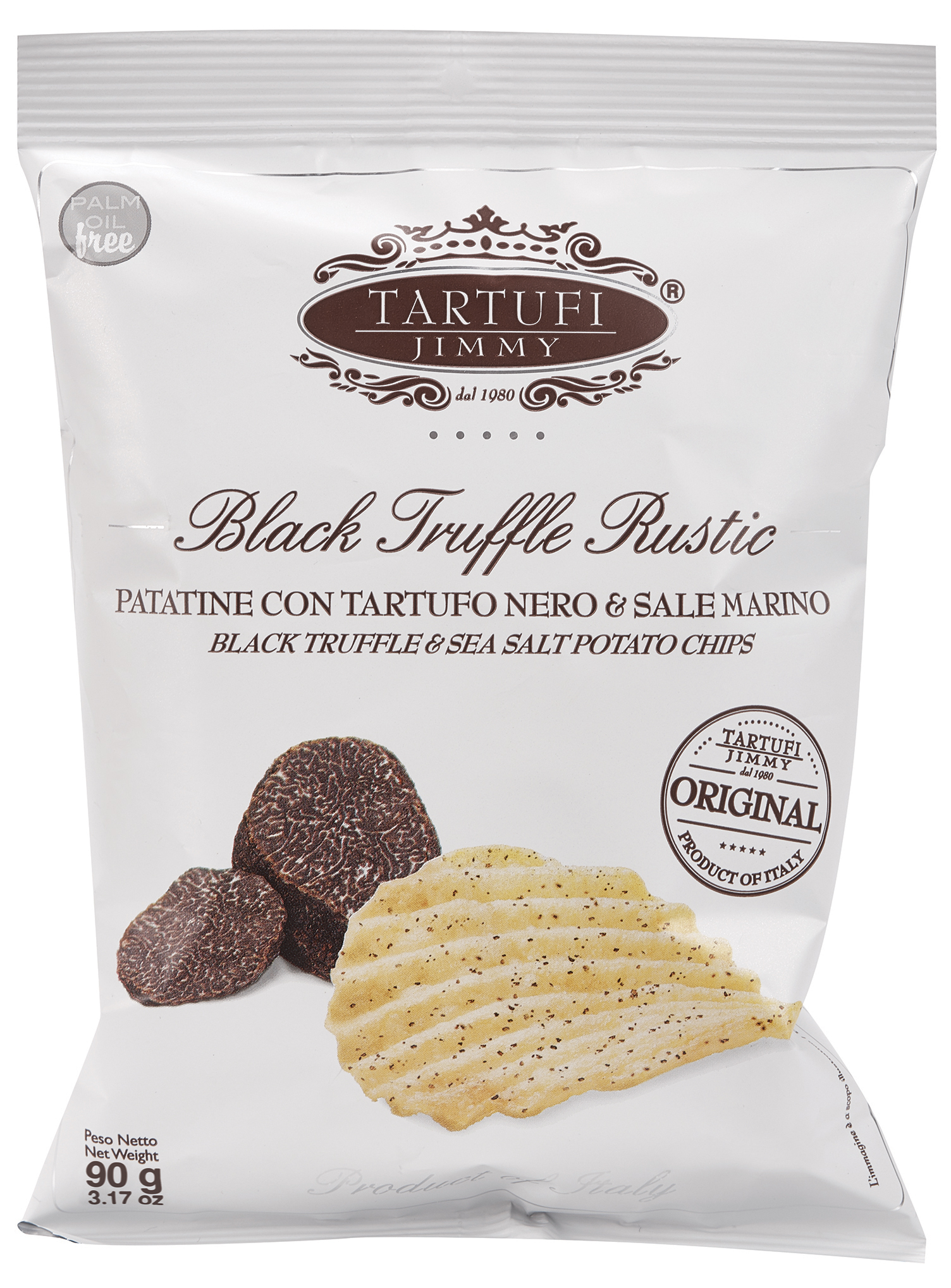 CHIPS TRUFFE NOIRE ET SEL MARIN 90G
