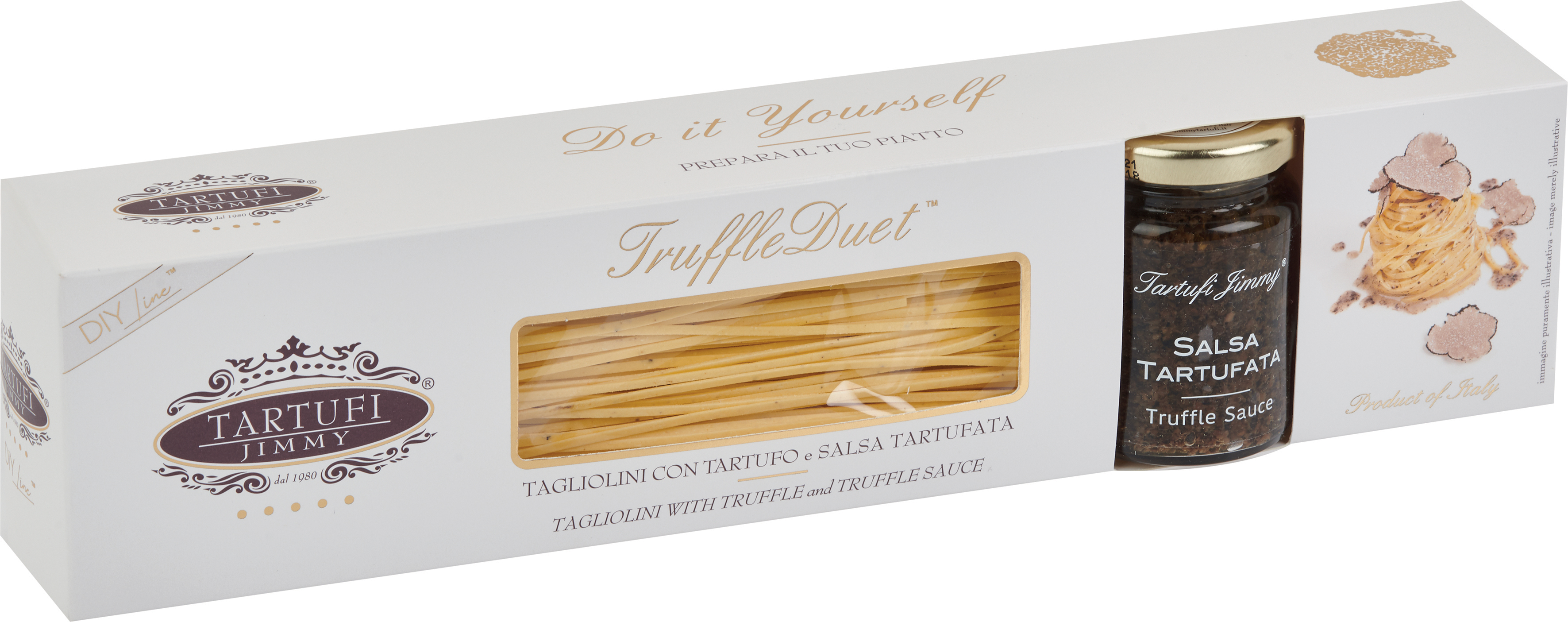COFFRET TAGLIOLINI TRUFFE 250G + SAUCE TRUFFE 90G