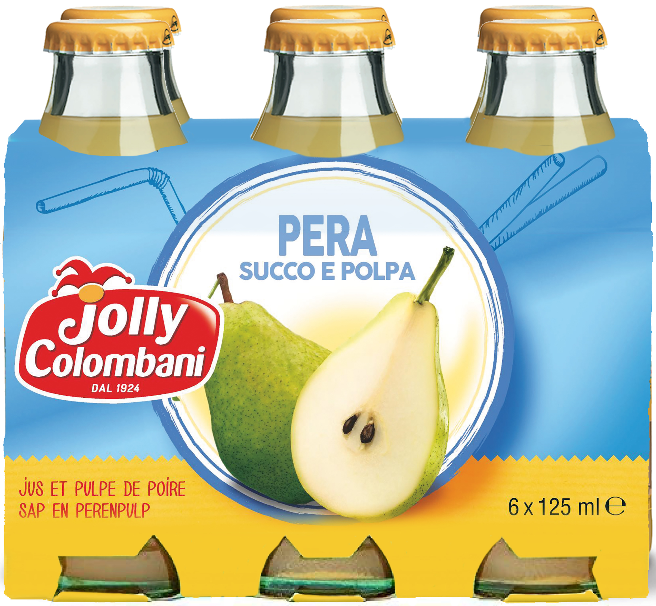JUS DE POIRE 6X125ML