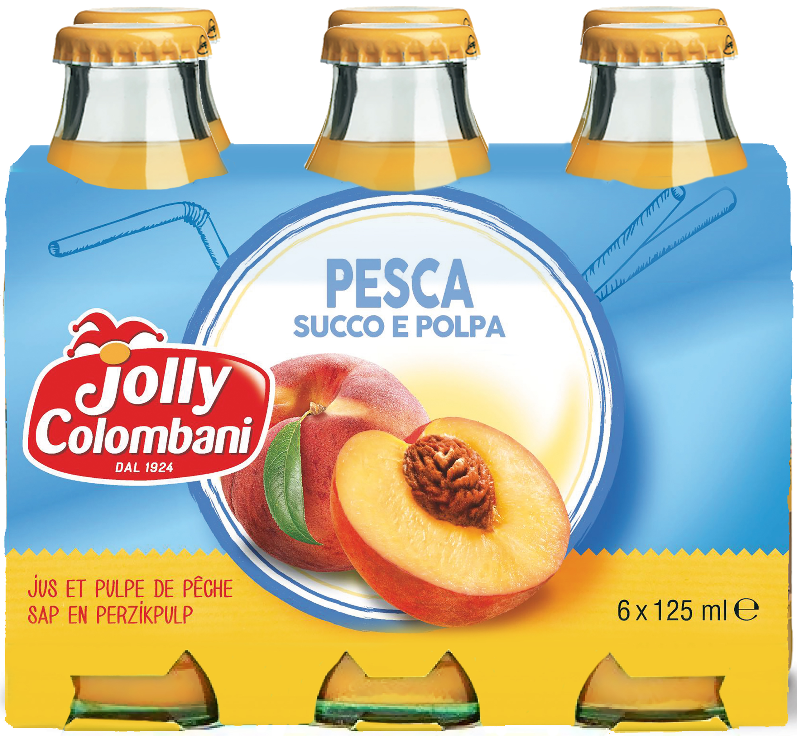 JUS DE PECHE 6X125 ML