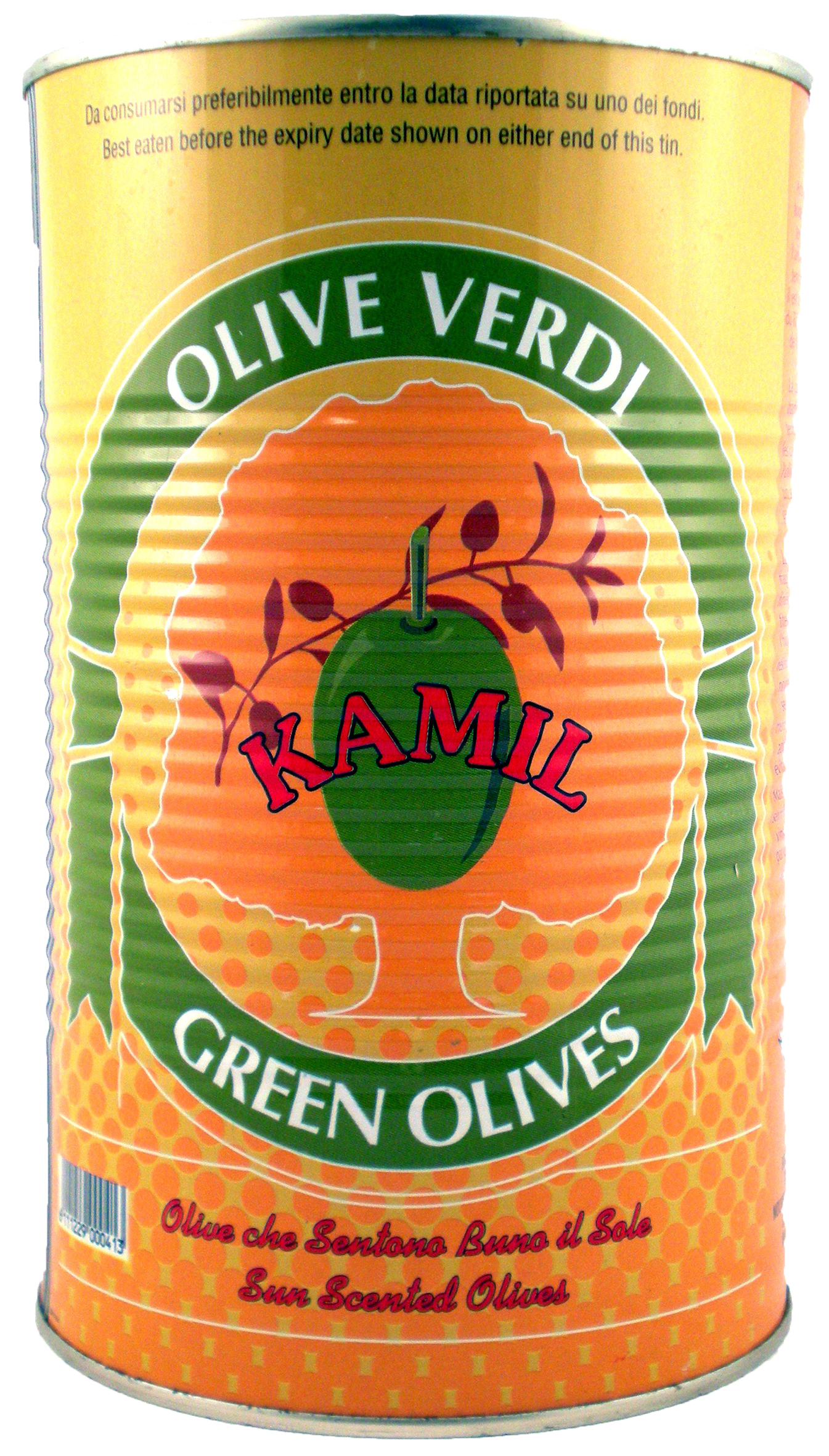 OLIVES VERTES ENTIERES 30/33 4.2KG