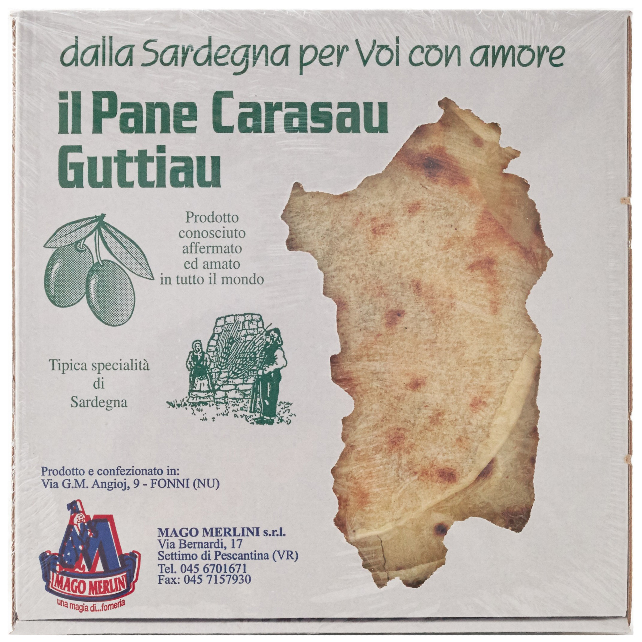PANE GUTTIAU CARASAU 250G (A HUILE D'OLIVE)