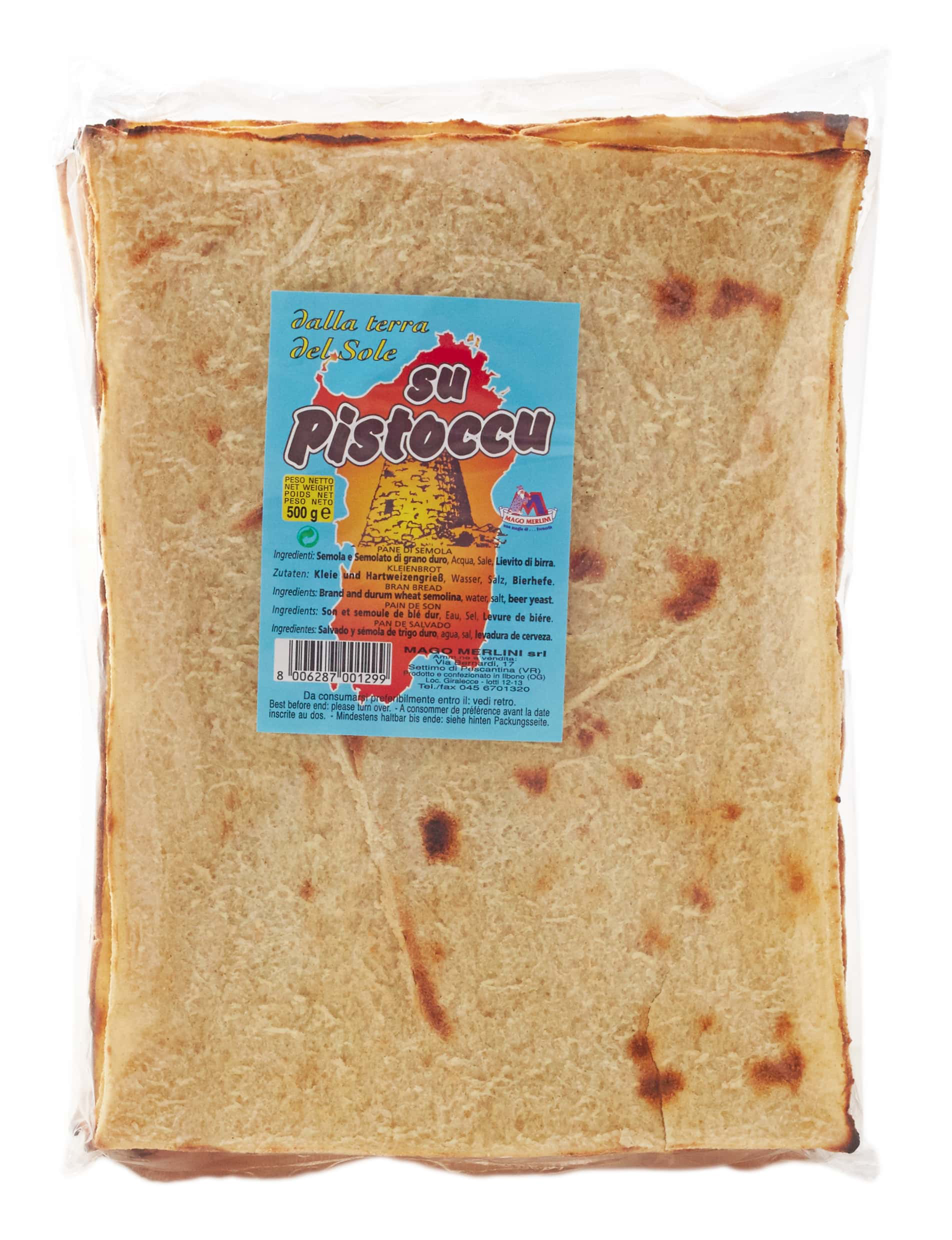 PANE SU PISTOCCU 500G