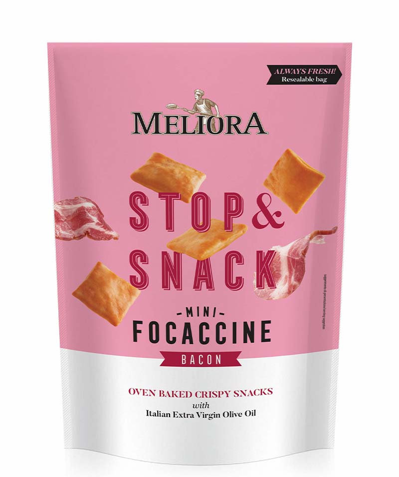FOCACCINE BACON 100GR