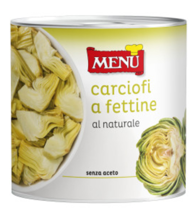 ARTICHAUTS EN TRANCHES AU NATUREL PIZZA 2.55KG