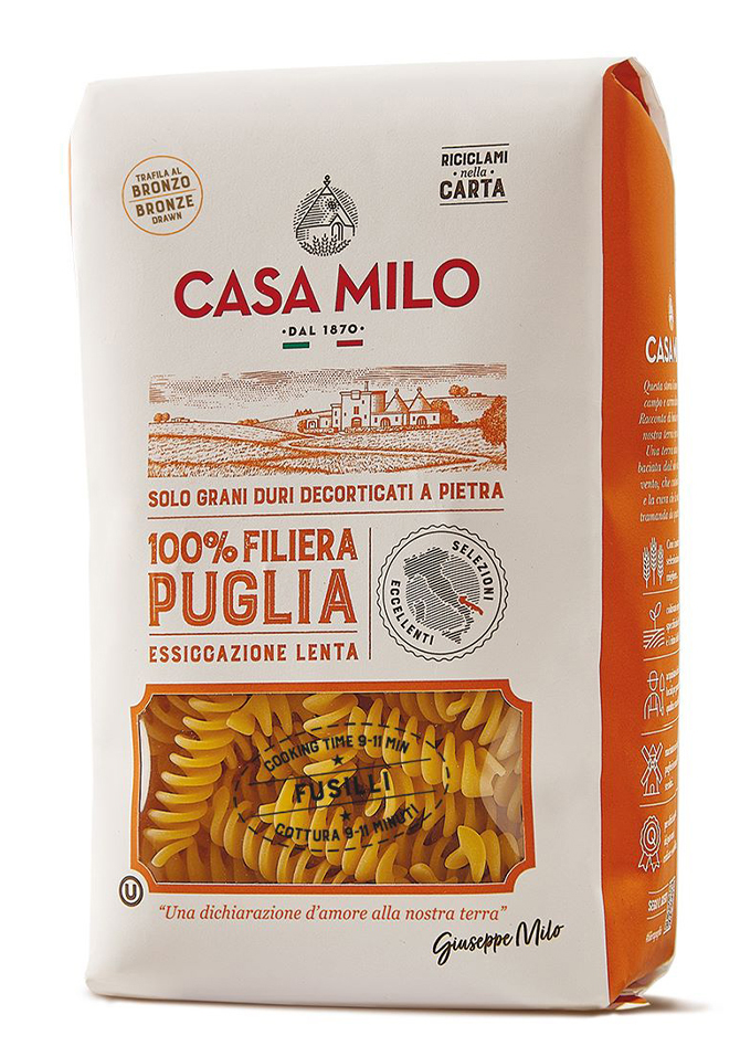 FUSILLI BRONZO 100% PUGLIA 500G