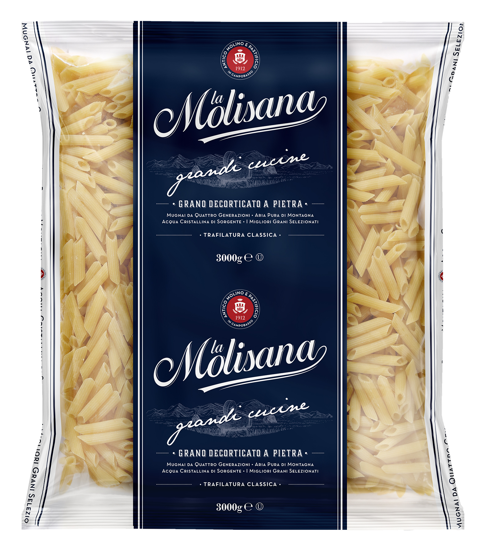 PENNE RIGATE 3KG N°20 GRANDI CUCINE TEFLON