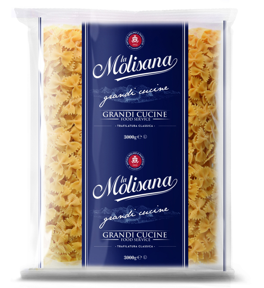 FARFALLE RIGATE 3KG N°66 GRANDI CUCINE TEFLON