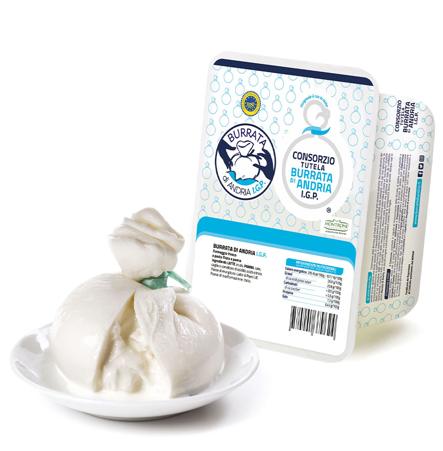 BURRATA DI ANDRIA I.G.P 2X125G