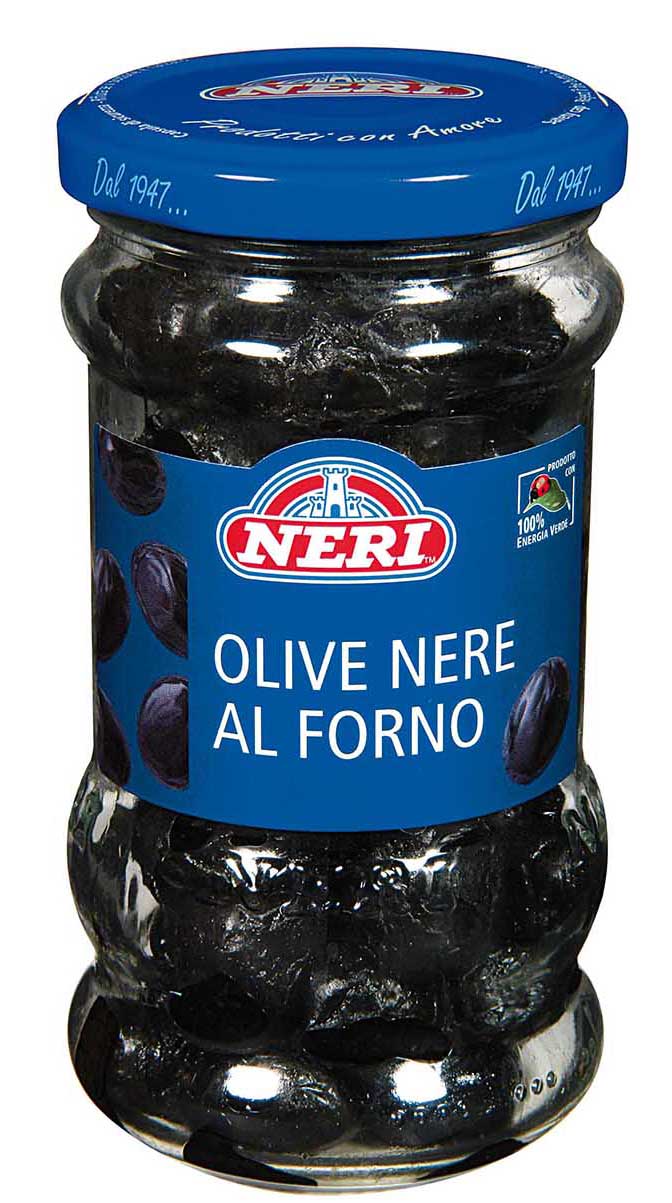 OLIVES NOIRES AU FOUR 314ML (180G/180G)