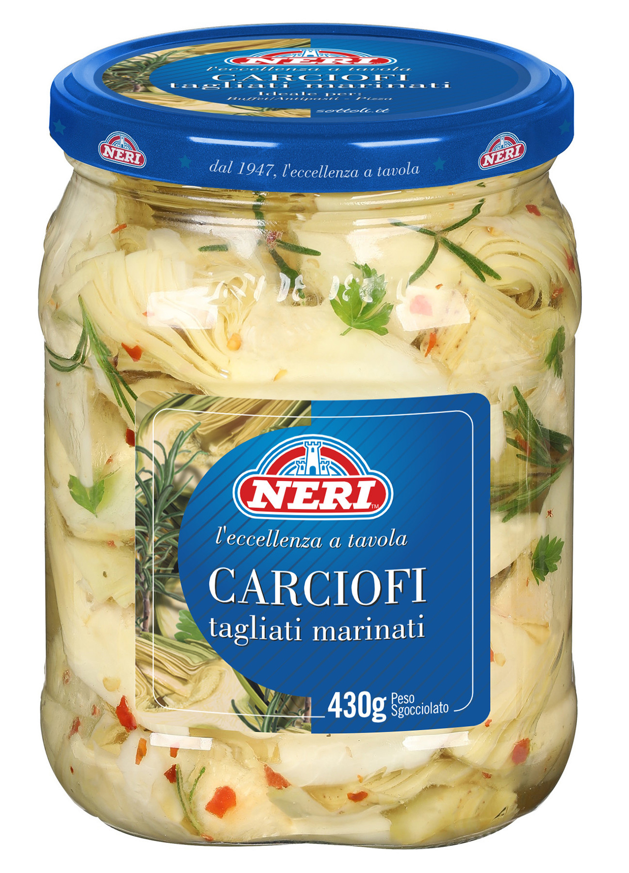 CARCIOFI TAGLIATI MARINATI 825ML (750G/430G)