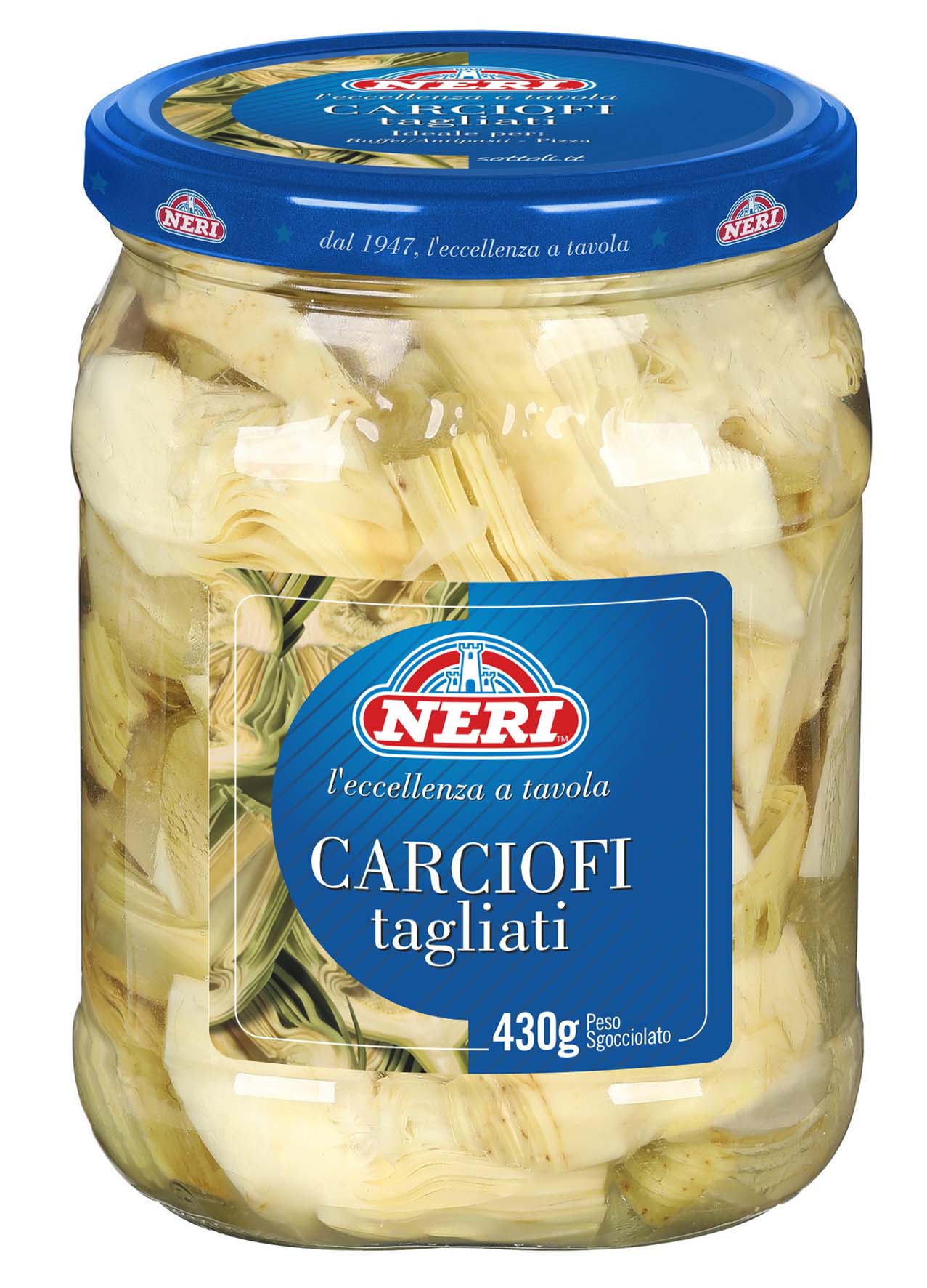 CARCIOFI TAGLIATI 825ML (750G/430G)