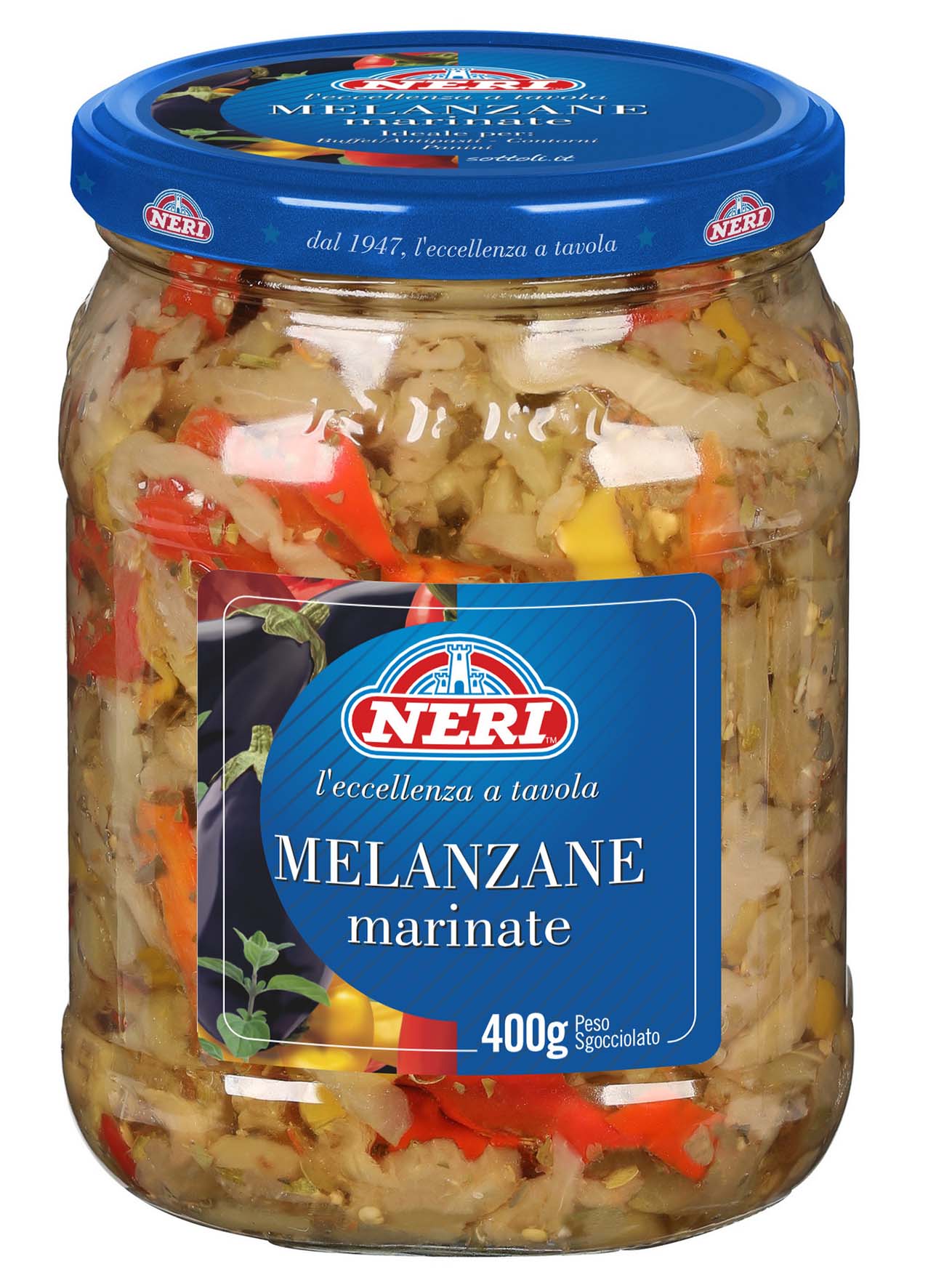 MELANZANE 825ML MARINEES (750G/400G) AUBERGINES