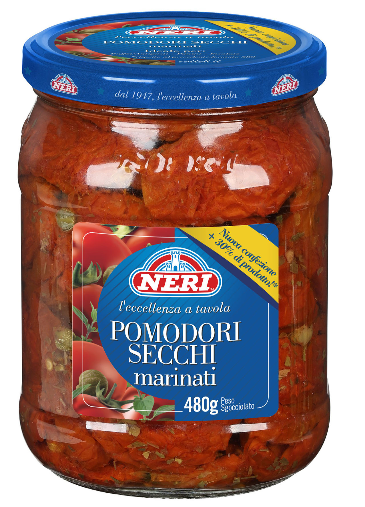 TOMATES SECHEES MARINEES 825ML (750G/400G)