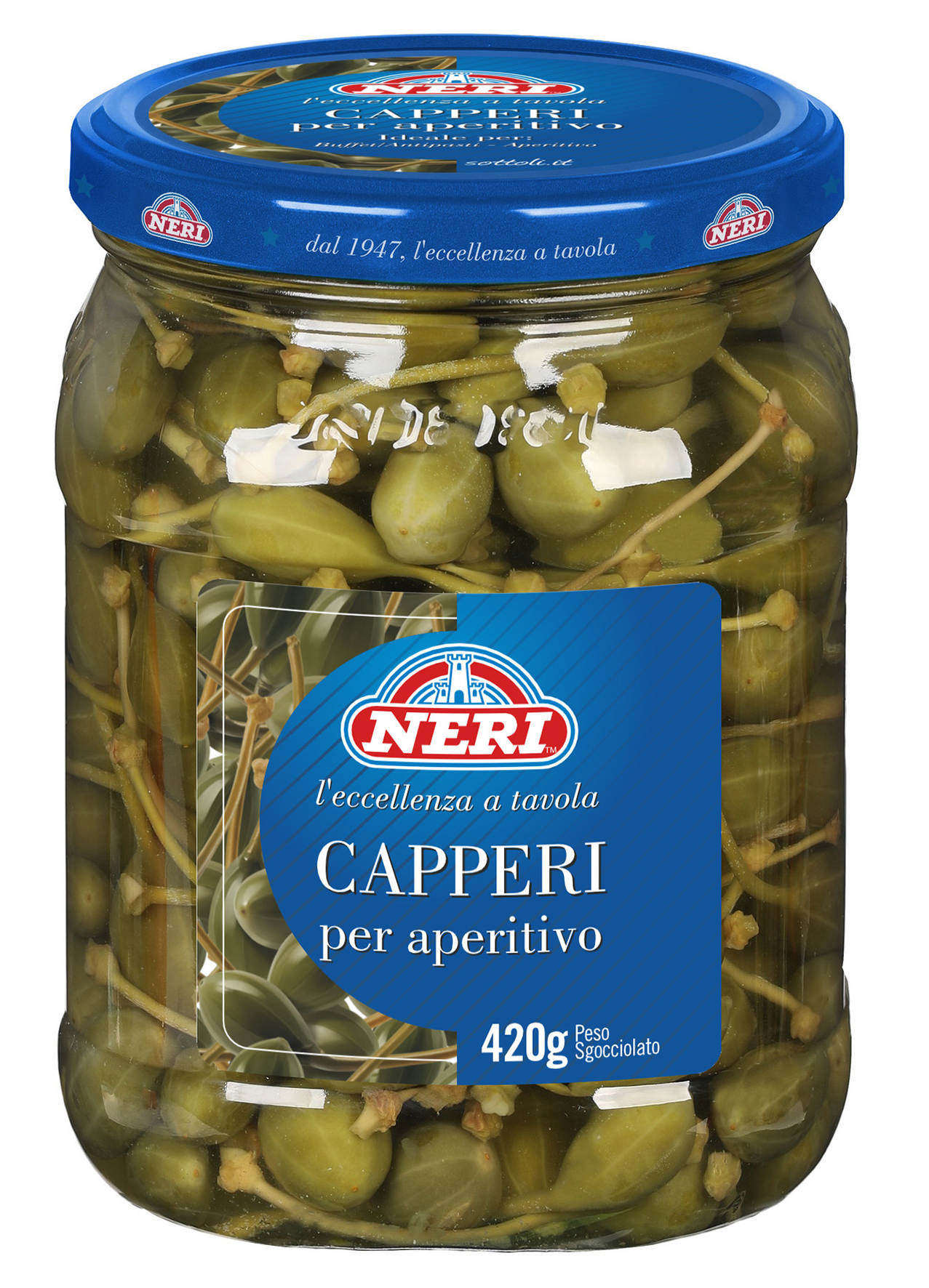 CAPRES AVEC TIGES 825ML <15MM (800G/420G)