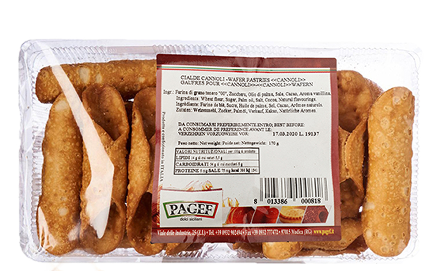 CANNOLI PETIT 8CM 170G (15PIECES)
