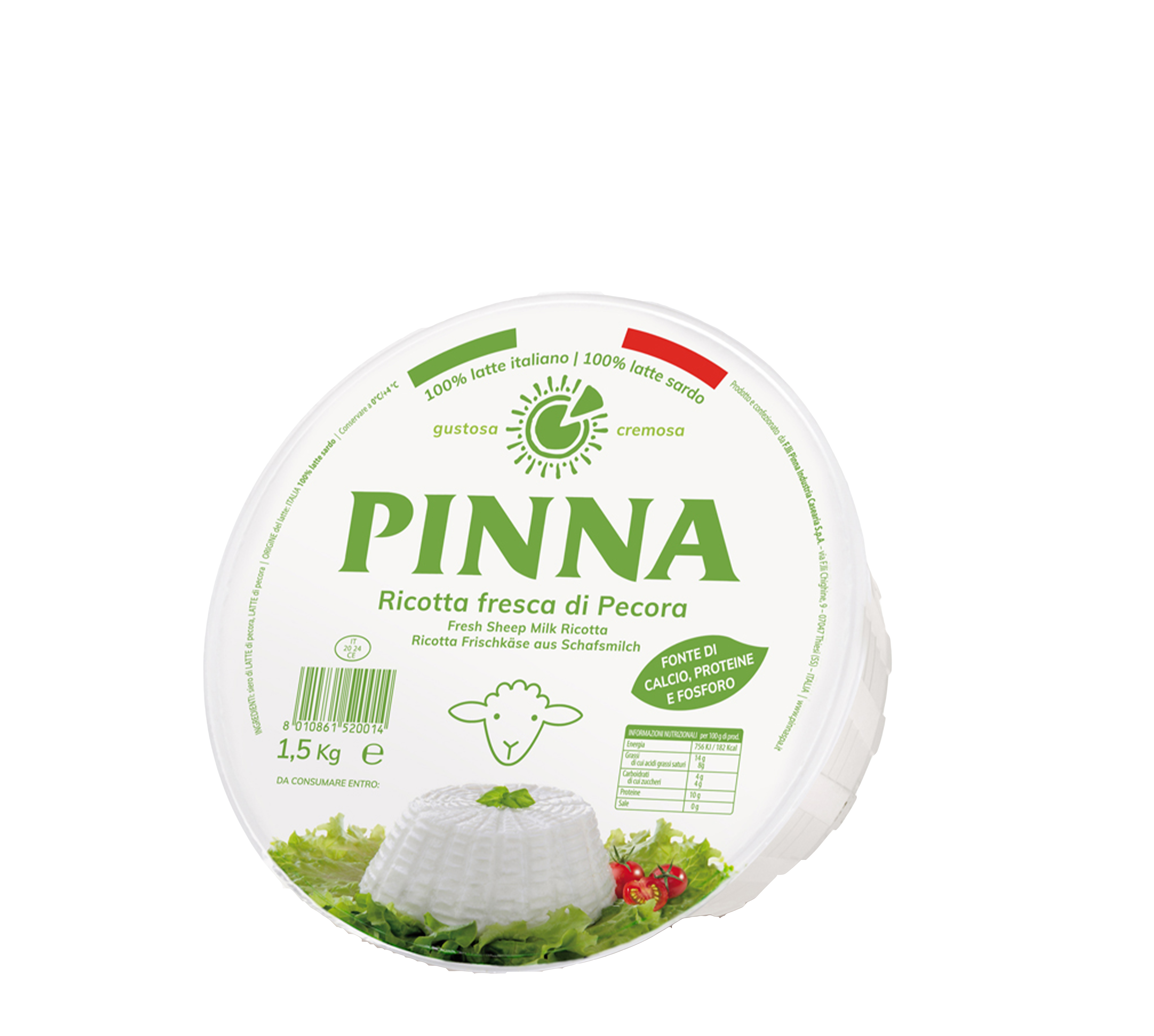 RICOTTA FRESCA DI PECORA1.5KG
