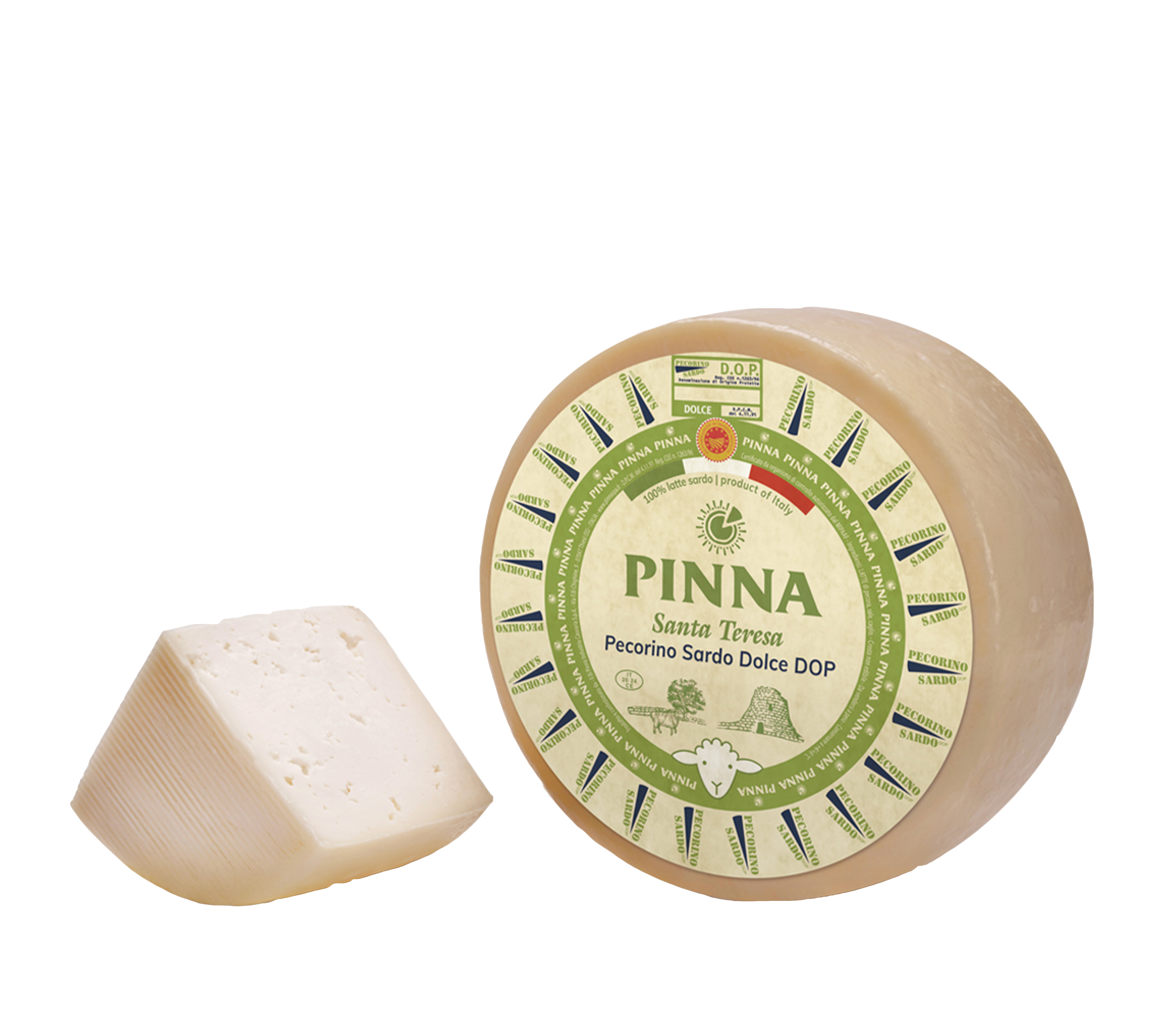 PECORINO SARDO DOUX DOP 2.2KG SANTA TERESA