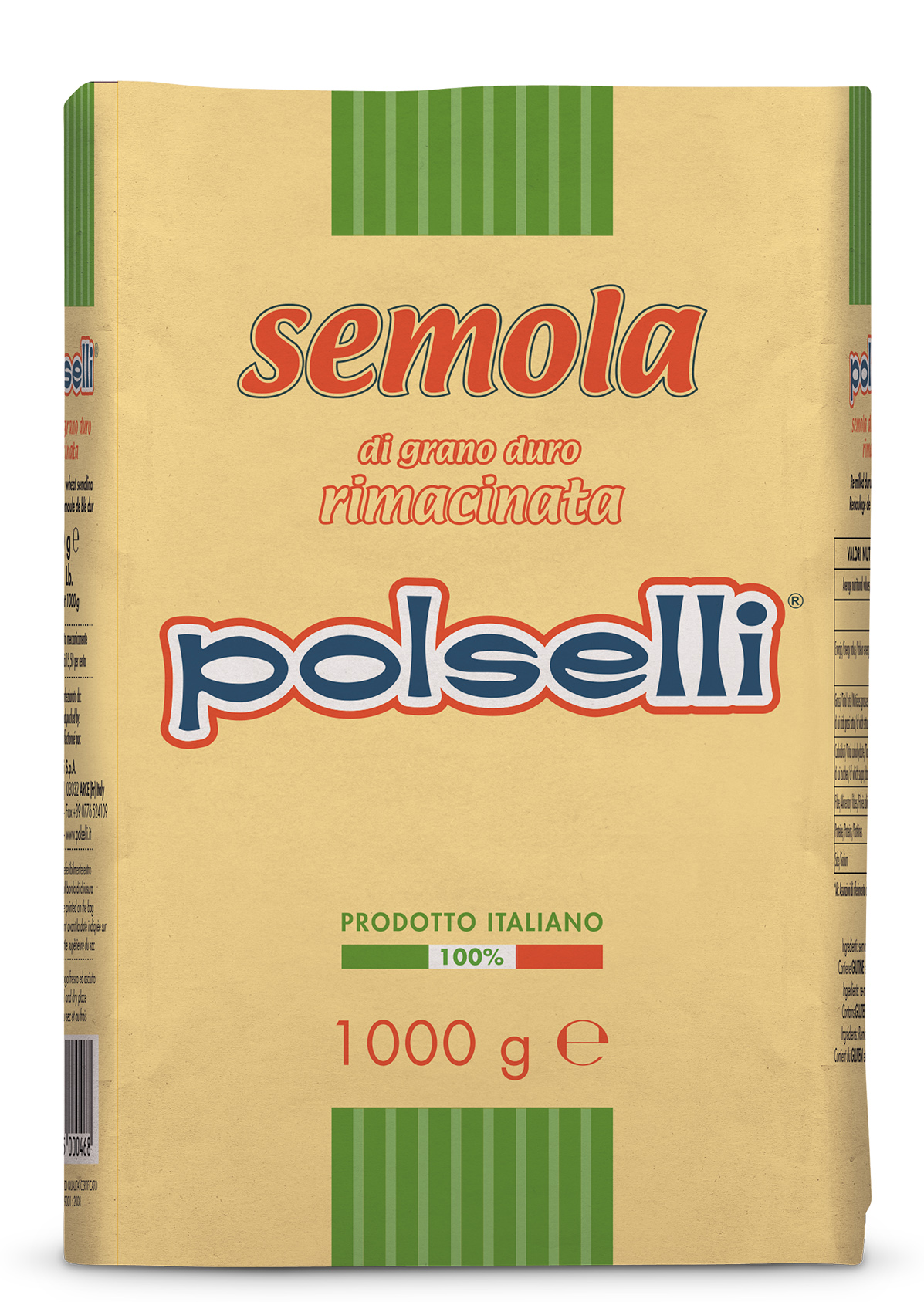 SEMOULE RIMACINATA 1KG DI GRANA DURO
