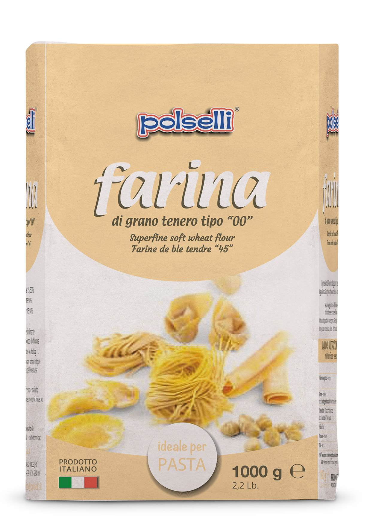 FARINE PASTA 1KG 00 DI GRANO TENERO