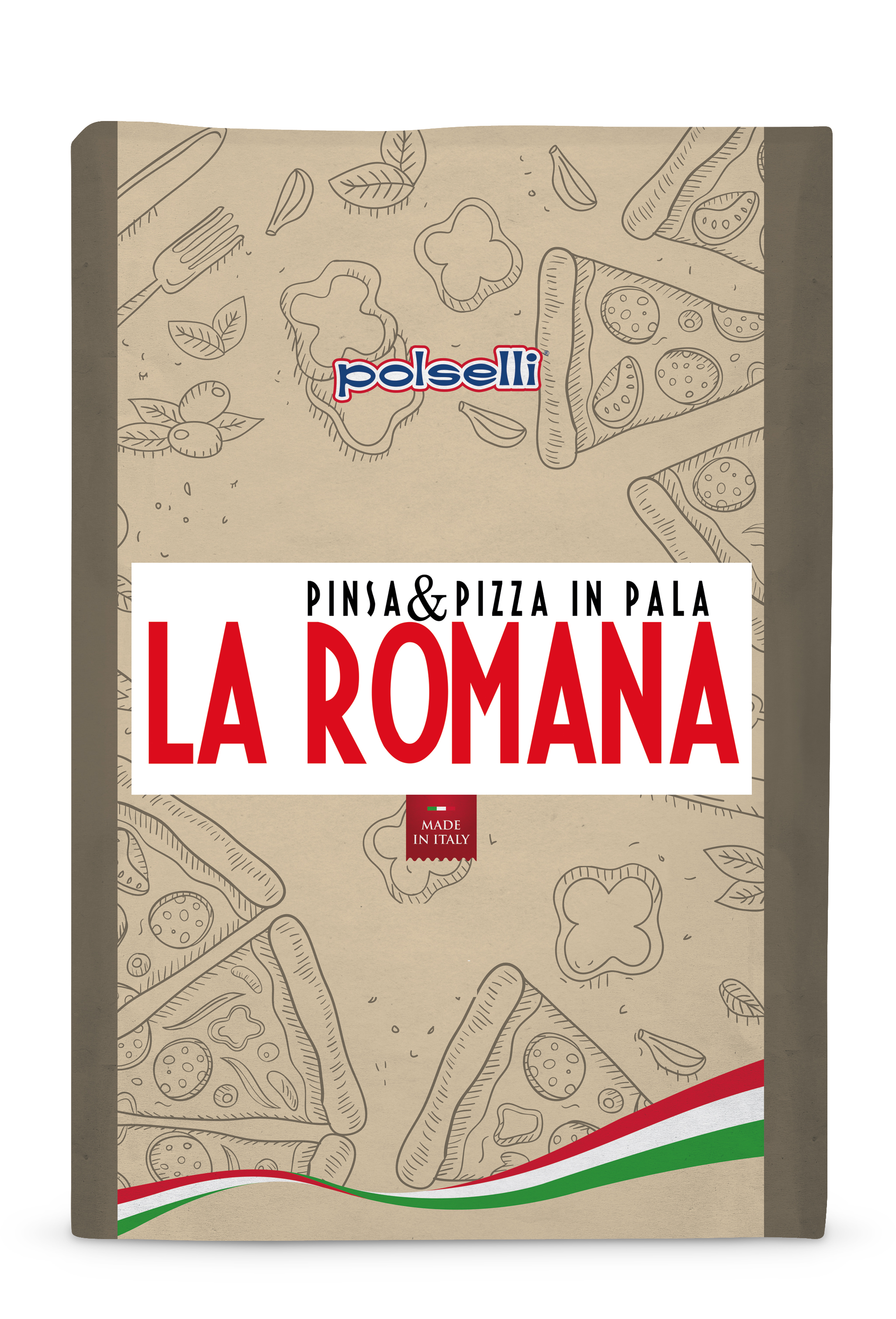 FARINE PALA PINSA PIZZA ROMANA 5KG MIX TYPE 0