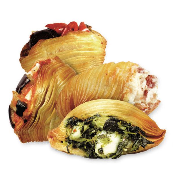 SFOGLIATINE RUSTICHE FRIARIELLI PROVOLA1KG(35G*28