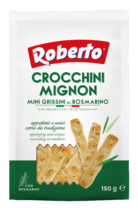 GRISSINI CROCCHINI 150G ROMARIN MIGNON