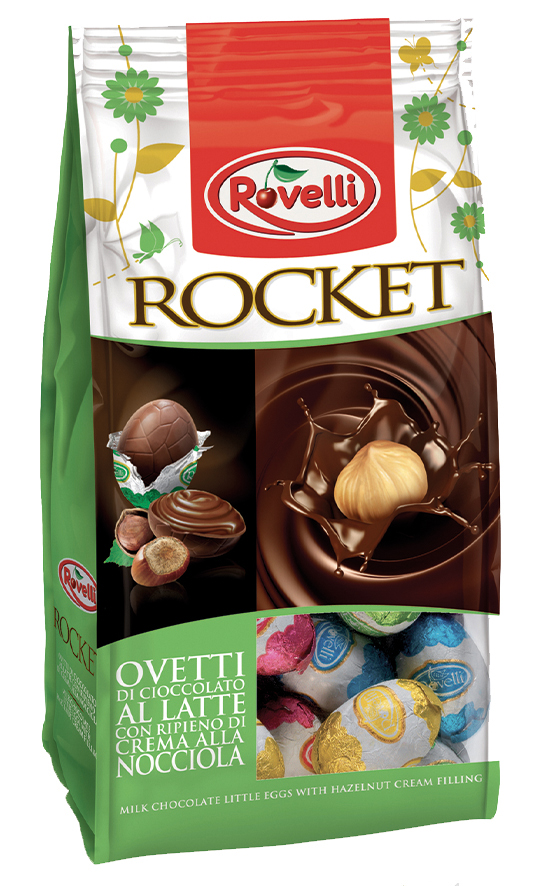SACHET OEUFS CHOCOLAT FOURRE NOISETTE 200G