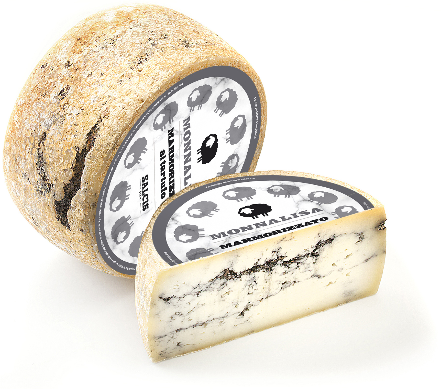 PECORINO MARMORIZZATO TRUFFE 3KG MONNA LISA