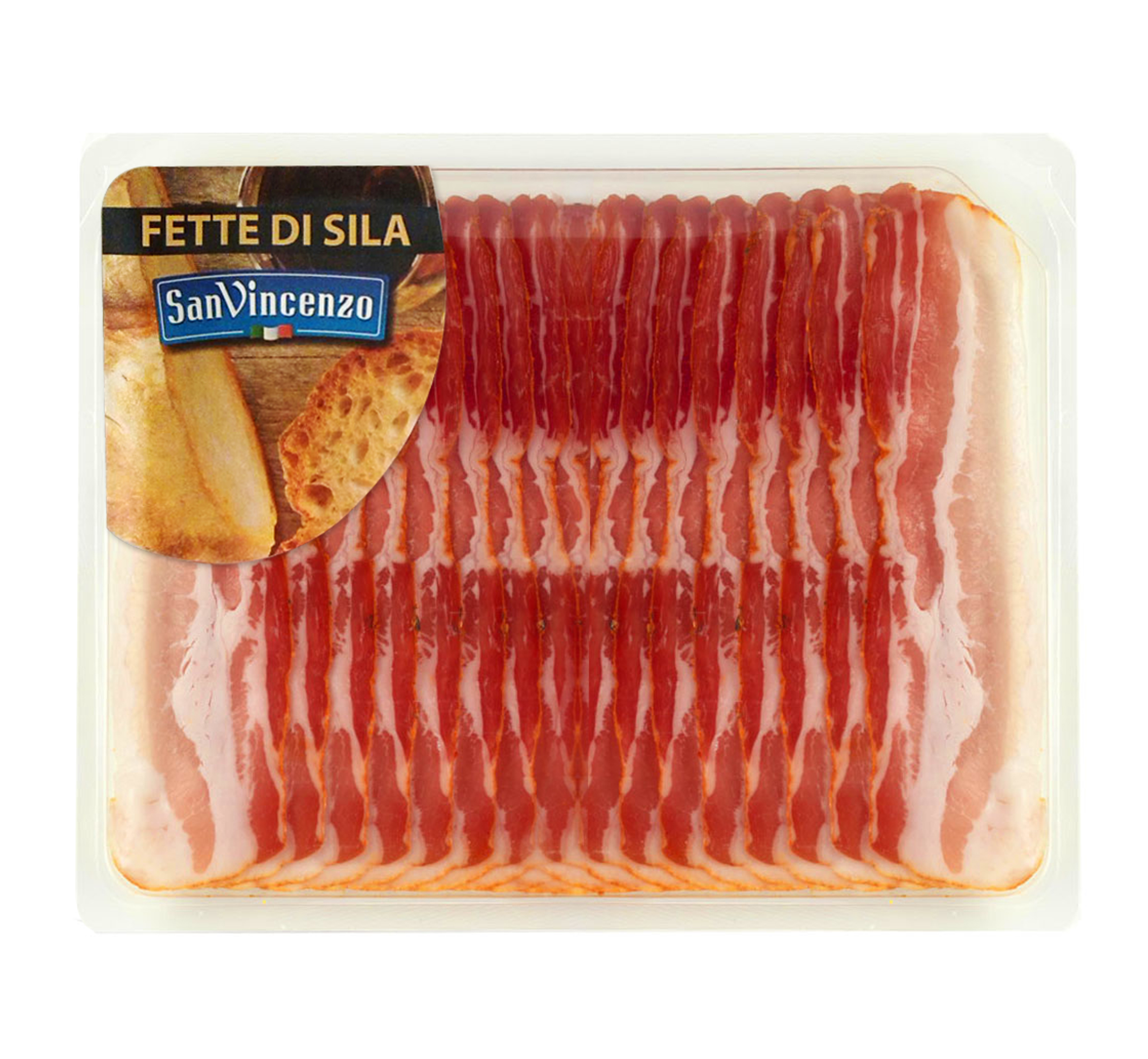 PANCETTA TESA PEPATA PRETRANCHE 120G