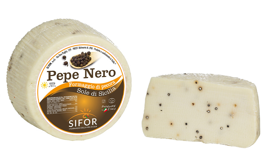 PECORINO FRAIS SICILIEN POIVRE 3KG