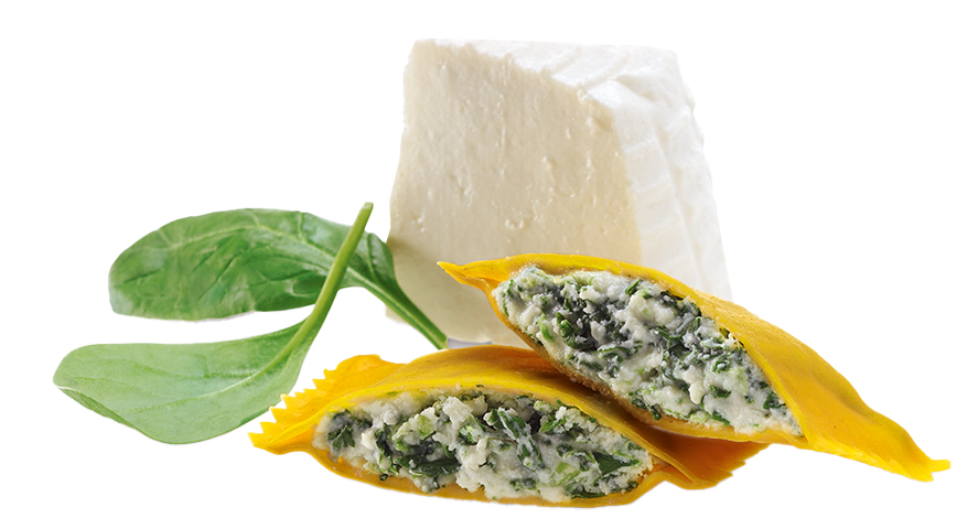 RAVIOLONI  CREMA DI RICOT DI BUF E SPINACI2KG(46G)