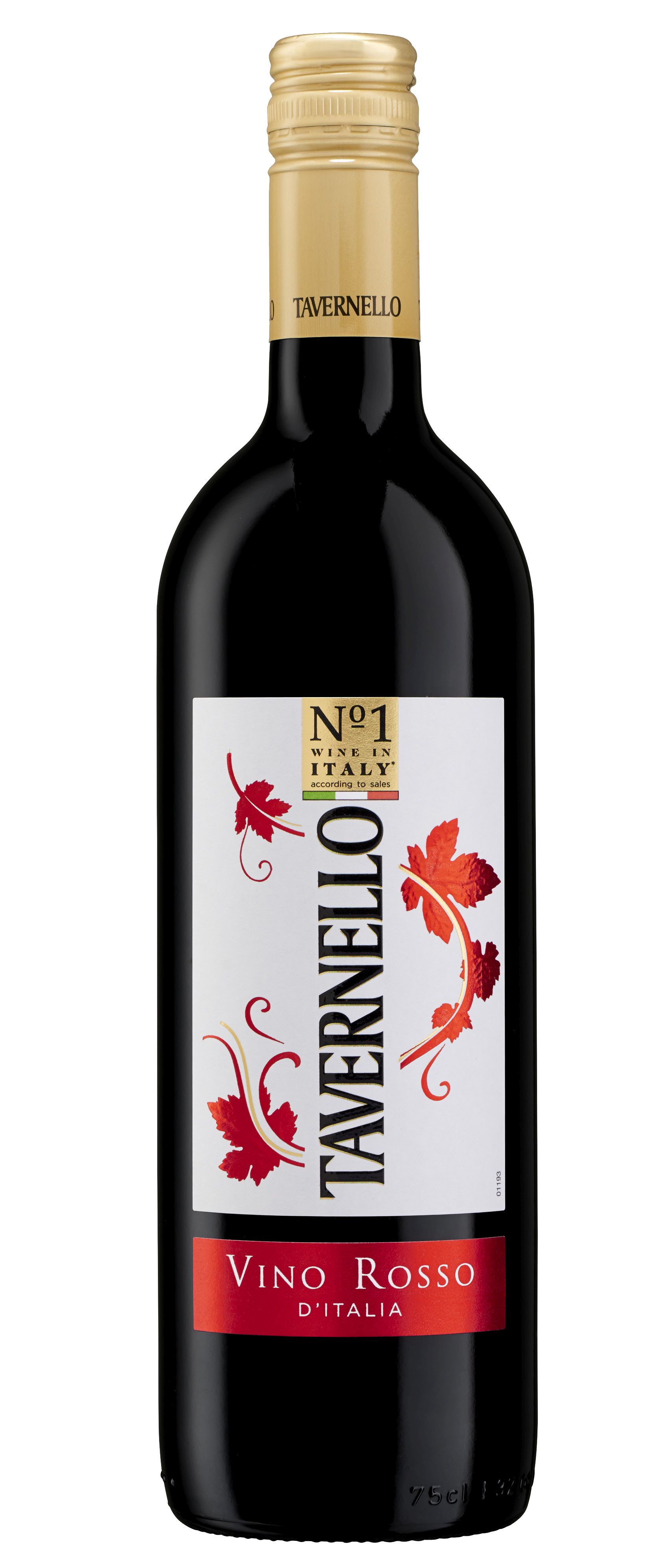 VIN ROUGE D'ITALIE 75CL 11,5% BOUCHON A VIS