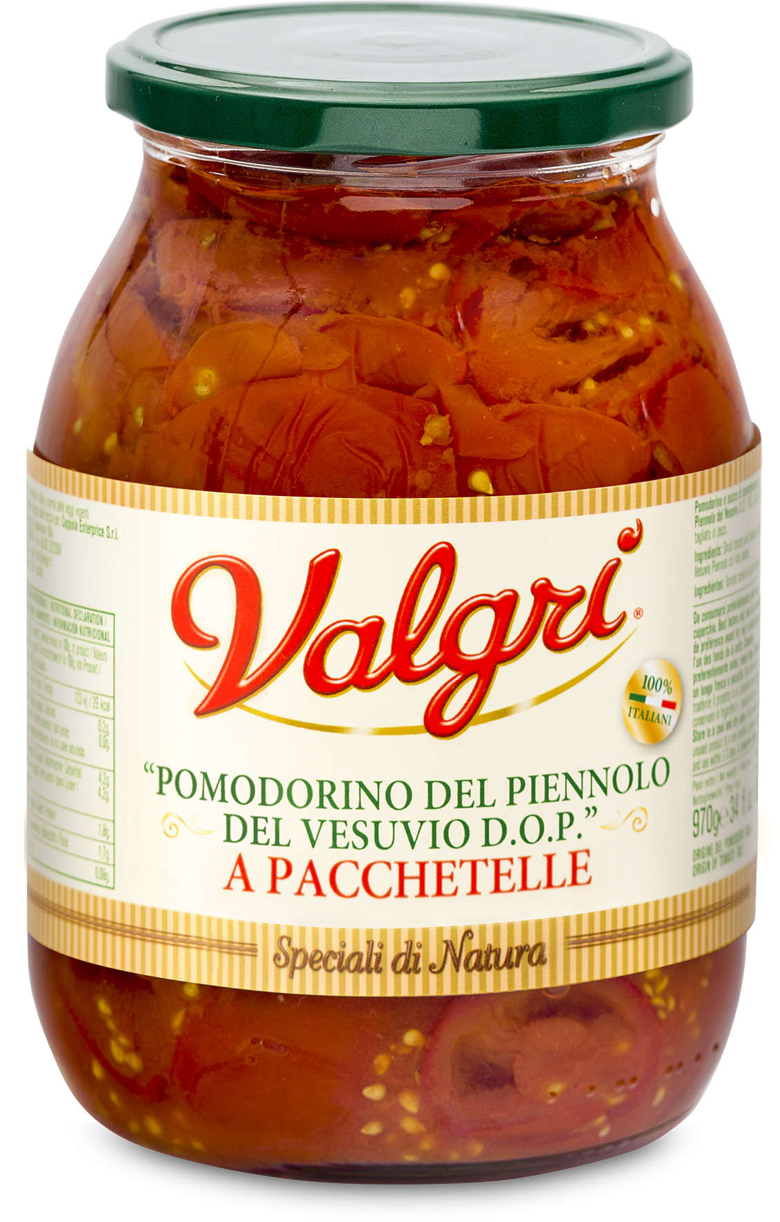 PACCHETELLE ROSSO 970G POMODORINO PIENNOLO DOP