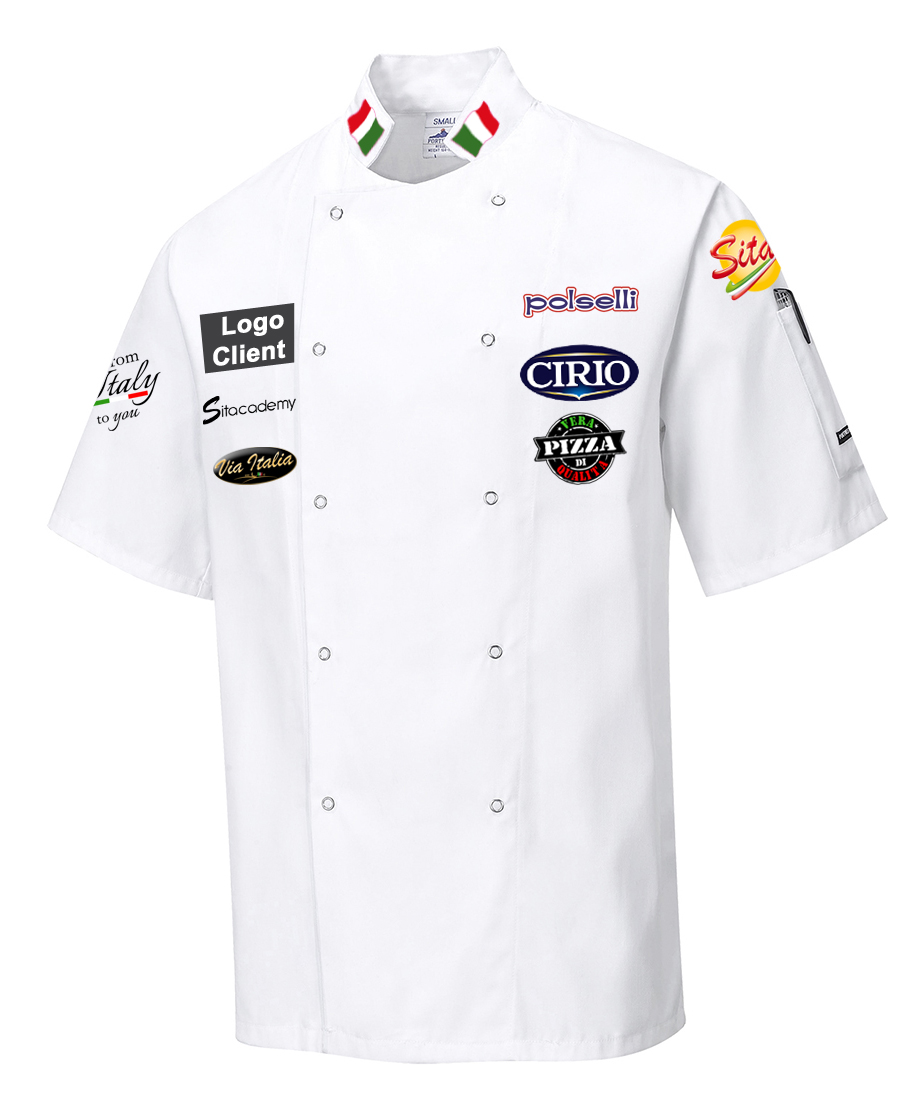 VESTE BLANCHE PIZZAIOLO