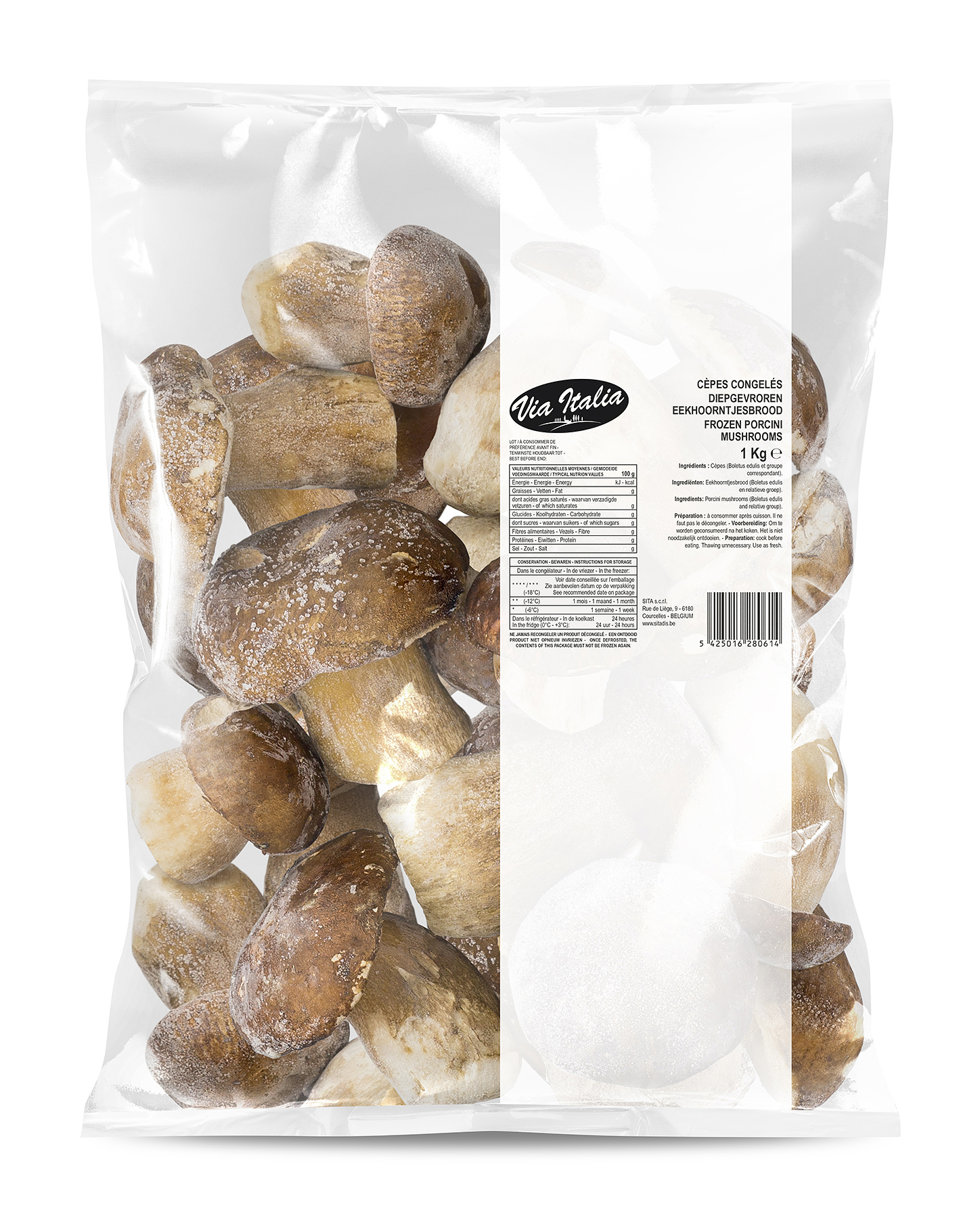 CEPES SURGELES ENTIERS 1KG