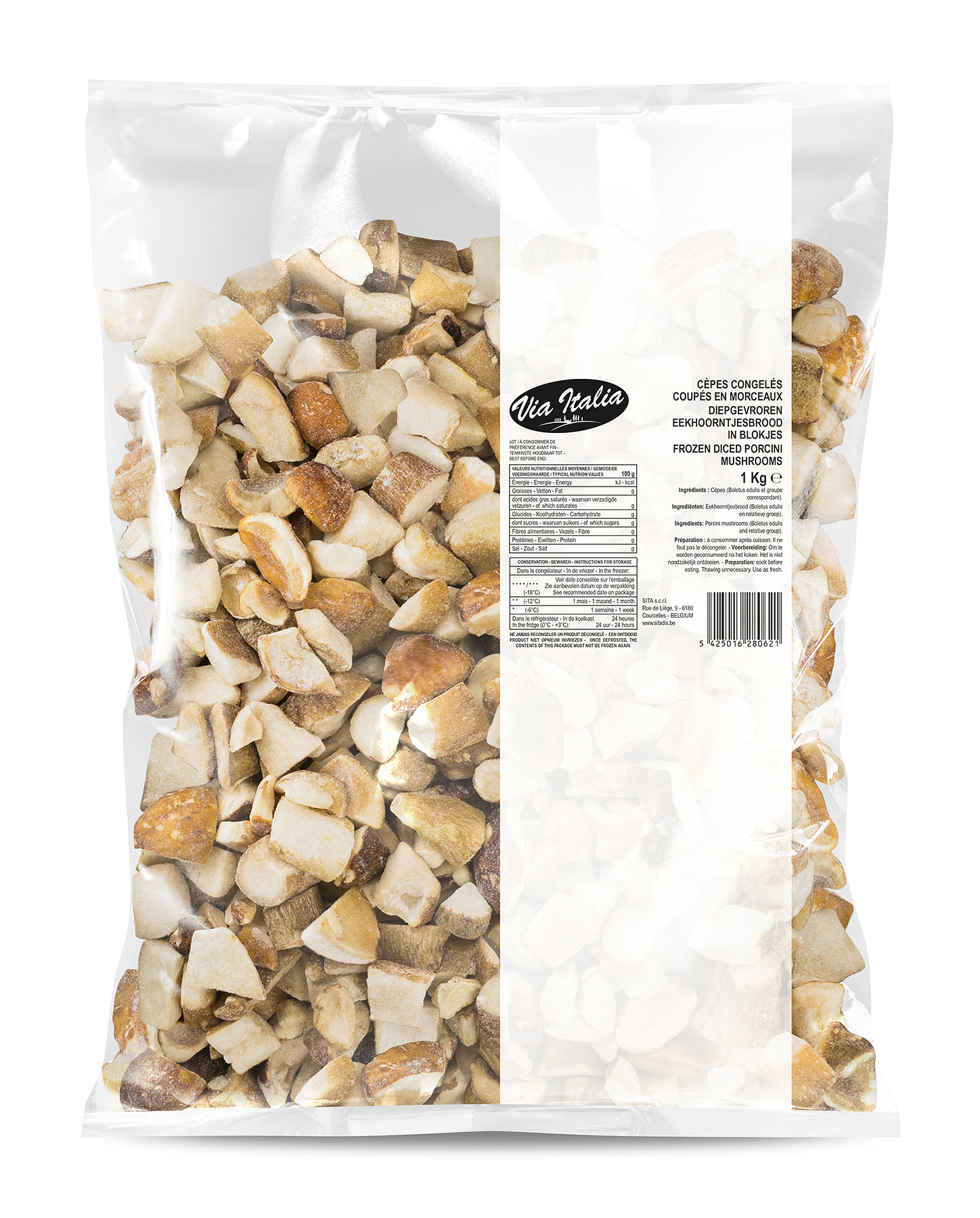CEPES SURGELES EN CUBES 1KG